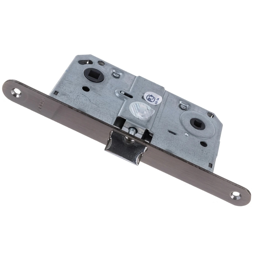 Замок врезной межкомнатный Apecs 5300-WC-AB, механизм защелки, бронза