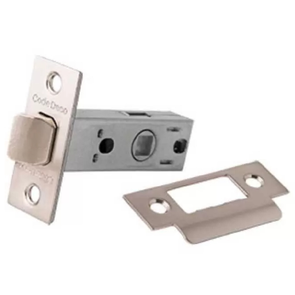 Защелка врезная Code Deco 5400-WC-NIS с фиксацией, язычок металлический, матовый никель
