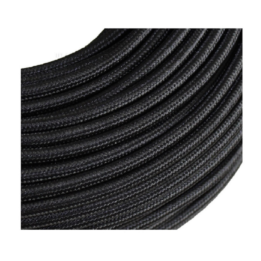 Шнур прорезиненный, черный, для подъема грузов, 1 м, Диаметр 6 мм