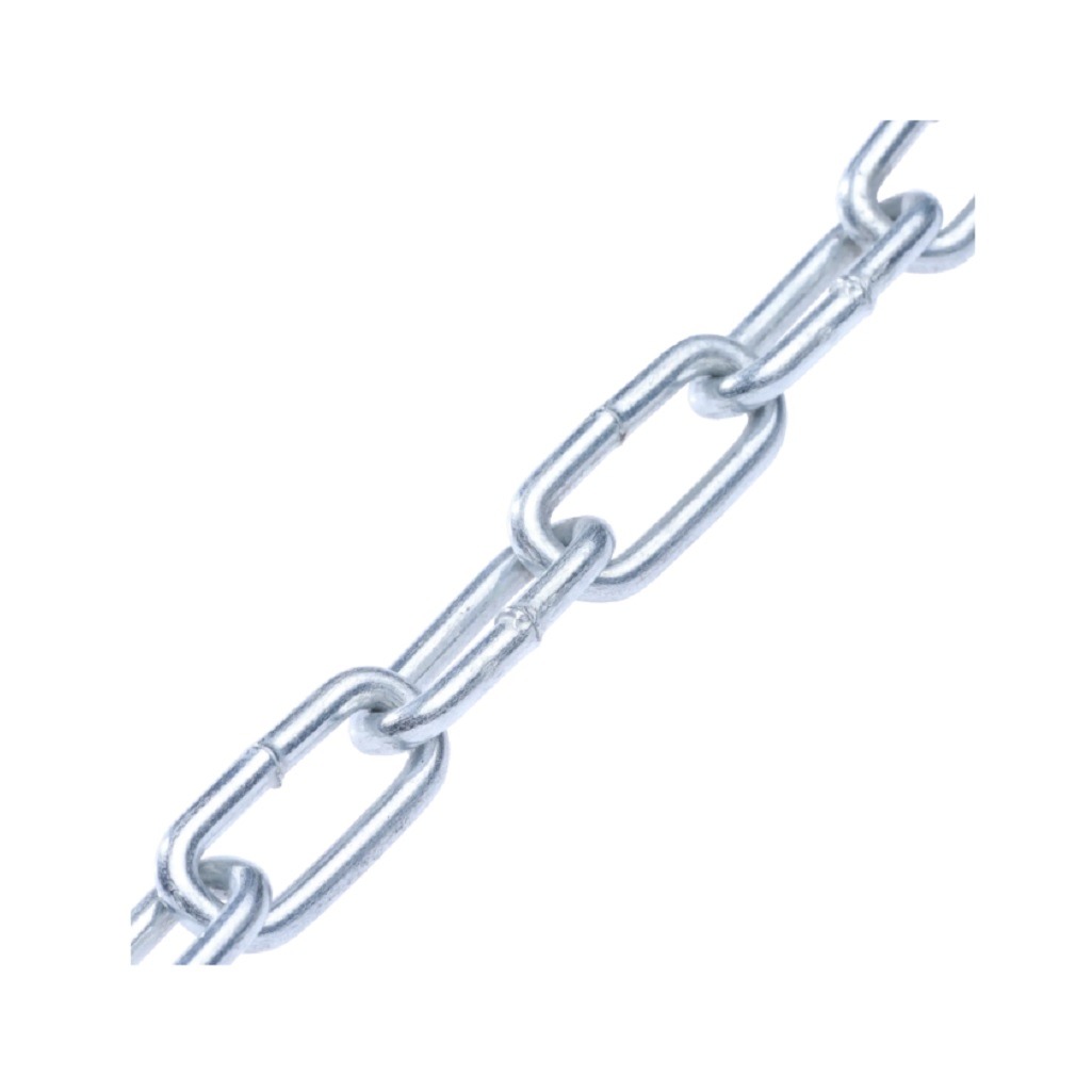 Цепь 3 мм DIN 766, длинное звено, разрывная нагрузка 320 кгс, 1 м