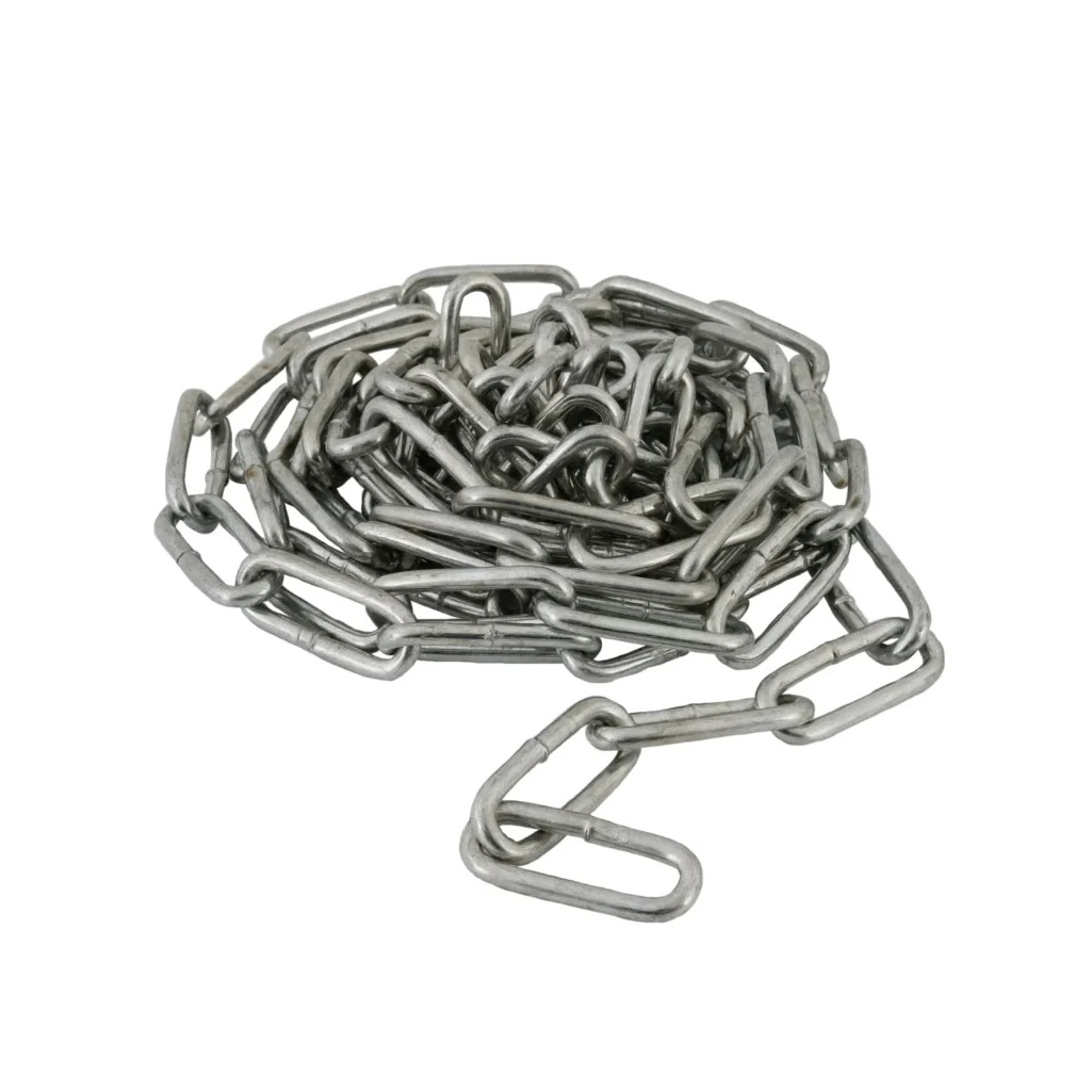 Цепь 2 мм DIN 763, УТ-00000996, длинное звено, разрывная нагрузка 125 кгс