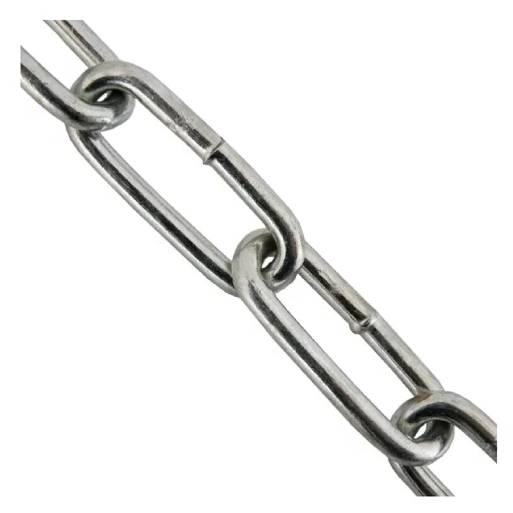 Цепь 2 мм DIN 763, УТ-00000996, длинное звено, разрывная нагрузка 125 кгс