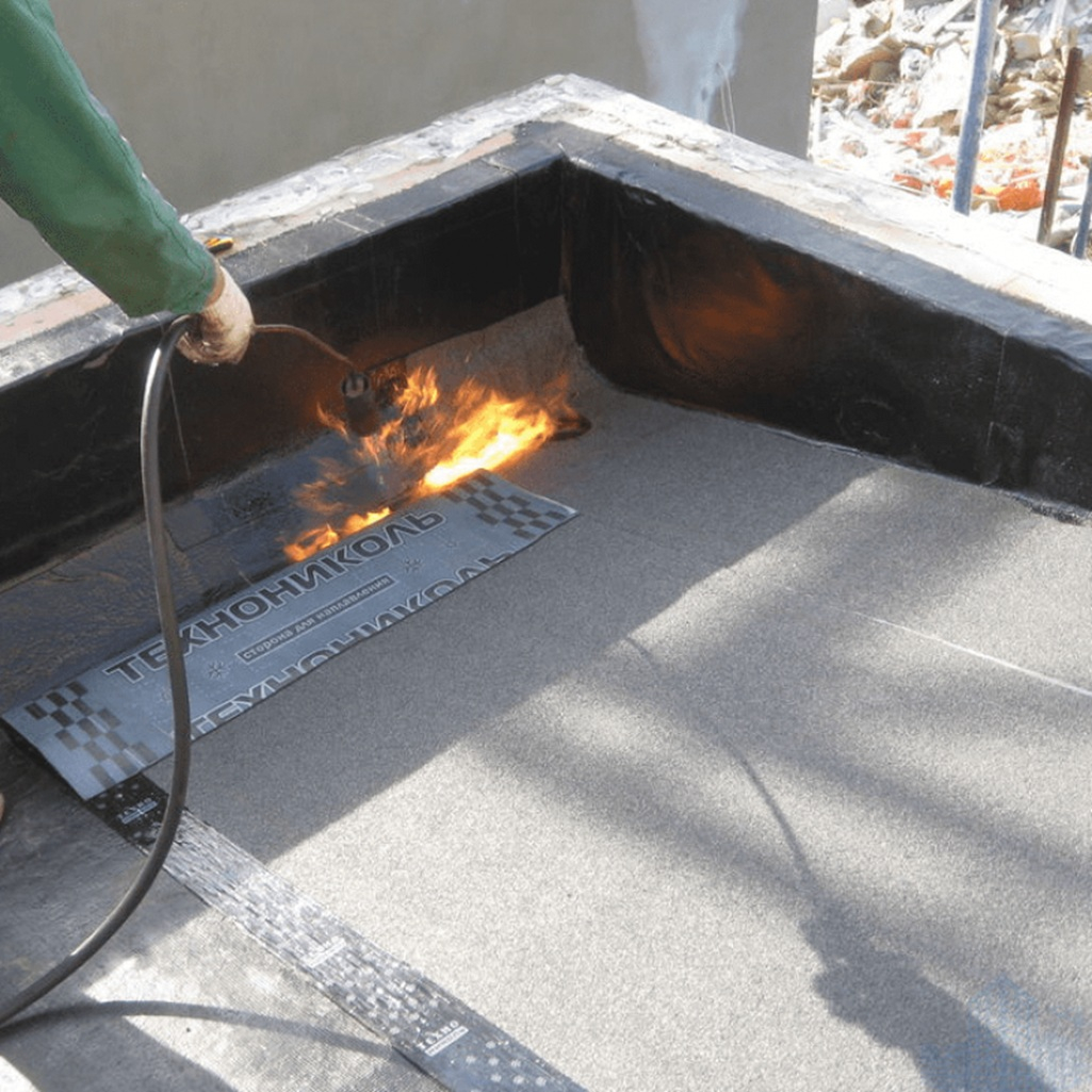 Гидроизоляция Технониколь Линокром ТКП с крупнозернистой посыпкой, рулон 10 м