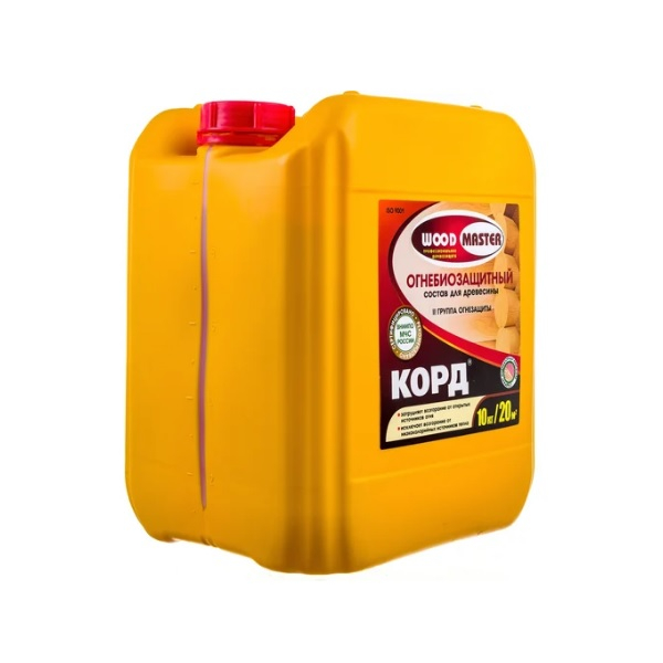 Огнебиозащитный состав Woodmaster Корд для древесины 10 кг
