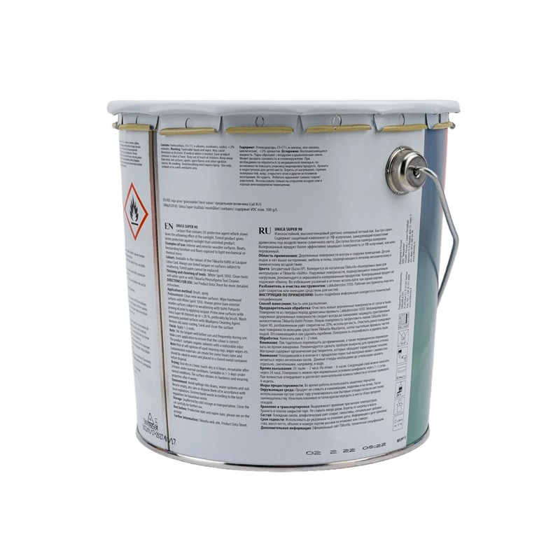 Лак TIKKURILA UNICA SUPER STRONG 90 яхтный глянцевый 2,7л