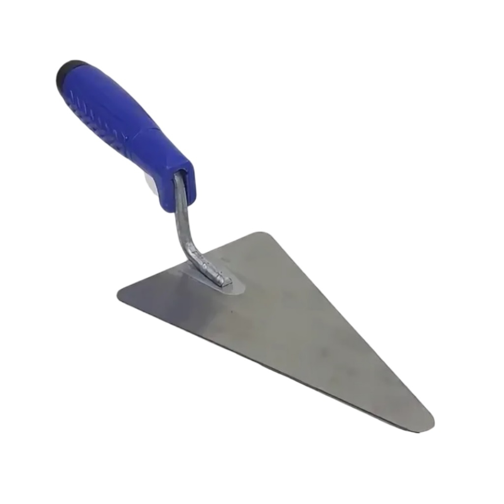 Кельма треугольная Шабашка 0021-039, 227631, пластиковая ручка, длина лезвия 160 мм 