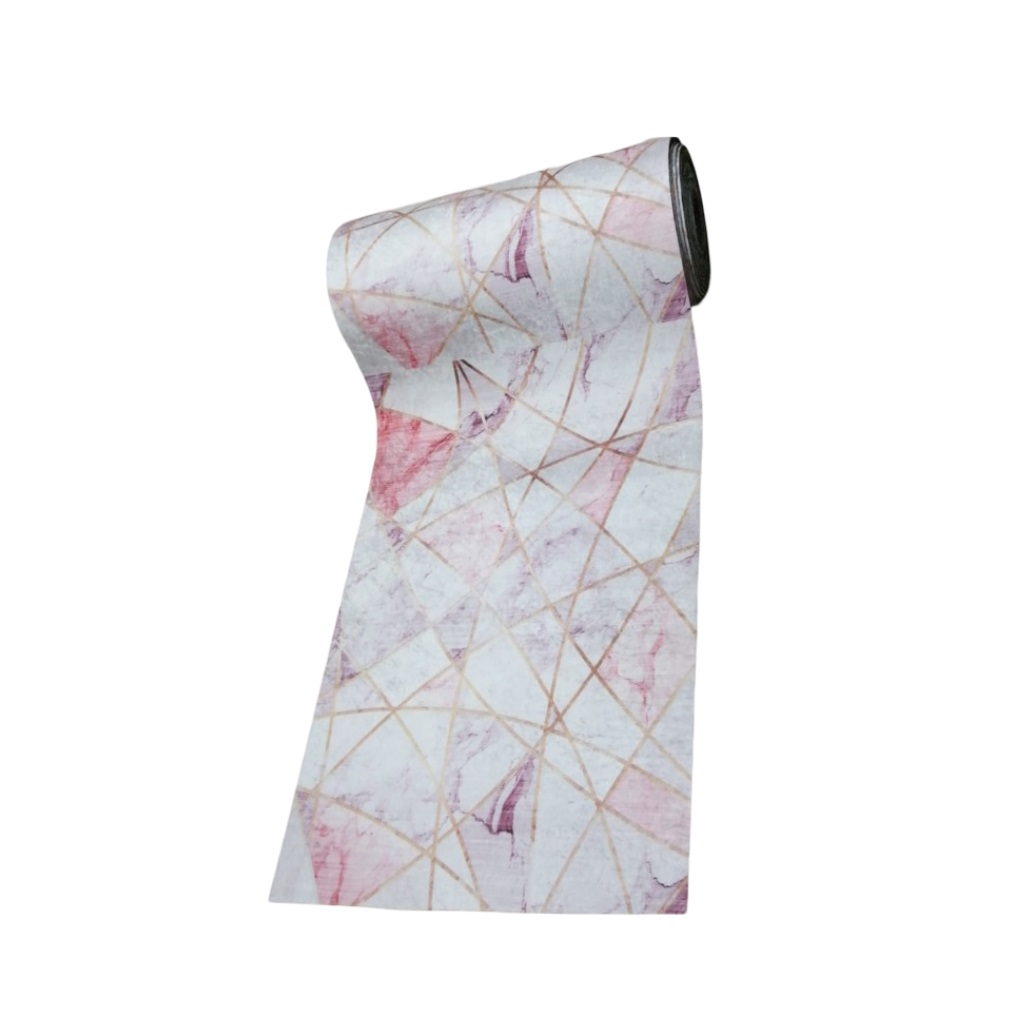 Ковровая дорожка с 3D рисунком, глянец, нетканый ПЭ, 600х1000х4 мм, Арт-А118