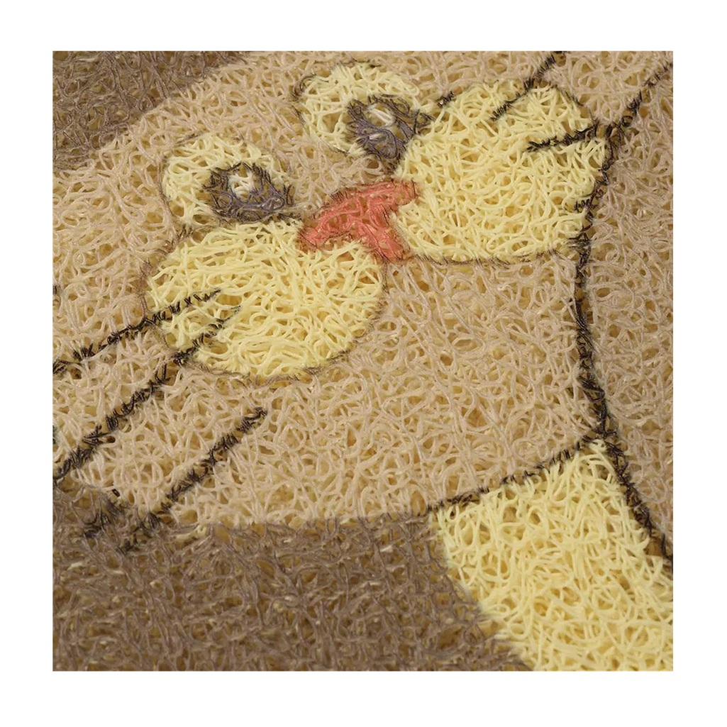 Коврик придверный Котик A090289, прямоугольный, резина, лапша, 40х60 см