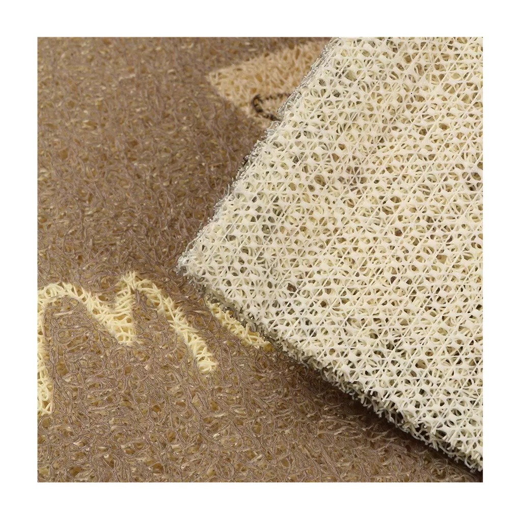 Коврик придверный Котик A090289, прямоугольный, резина, лапша, 40х60 см