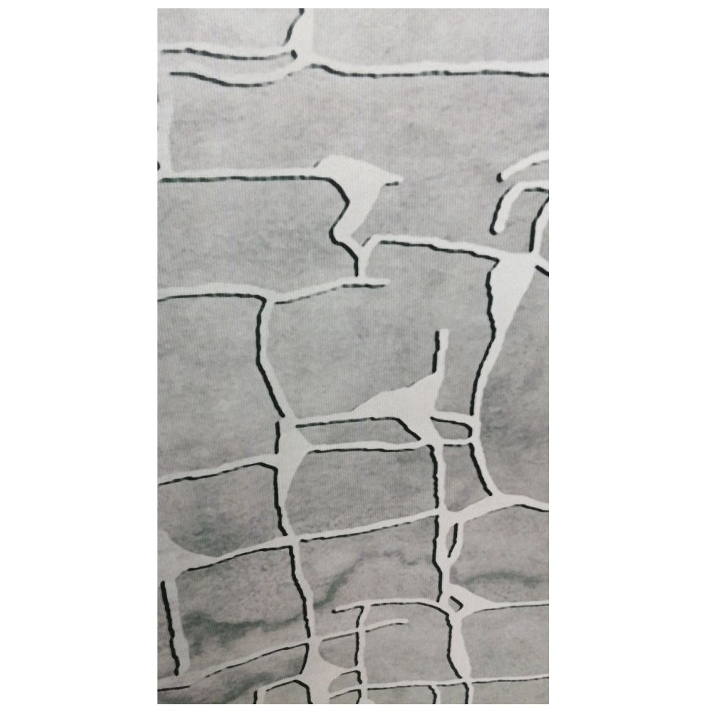 Ковровая дорожка 3D матовая 4х1000х1200 мм, Арт-109, серый