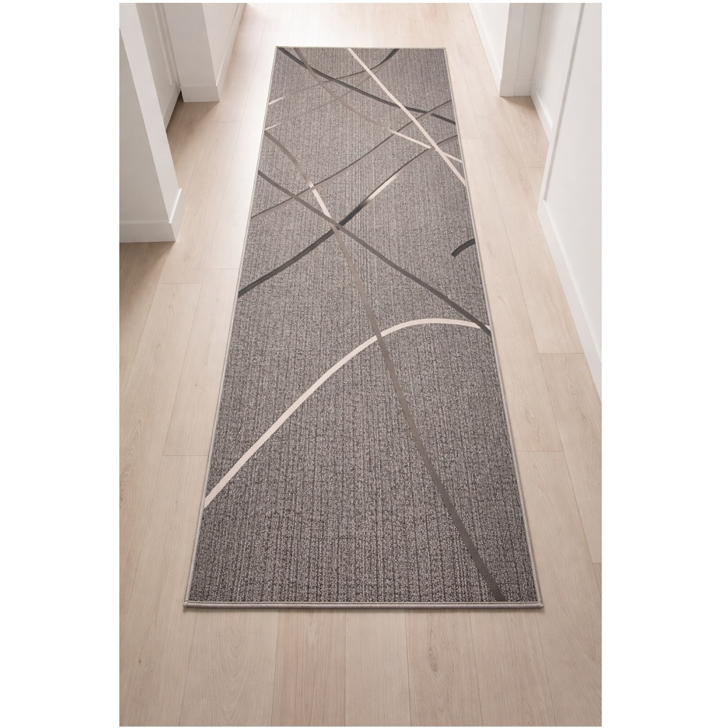 Ковровая дорожка 3D матовая 4х1000х1400 мм, Арт-1,4-113, серебристый