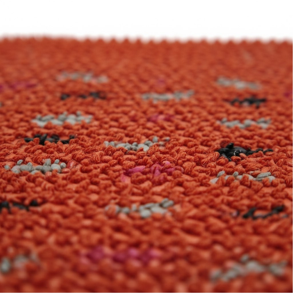 Коврик придверный ComeForte FRG Orange, резина, овал, 40х60 см