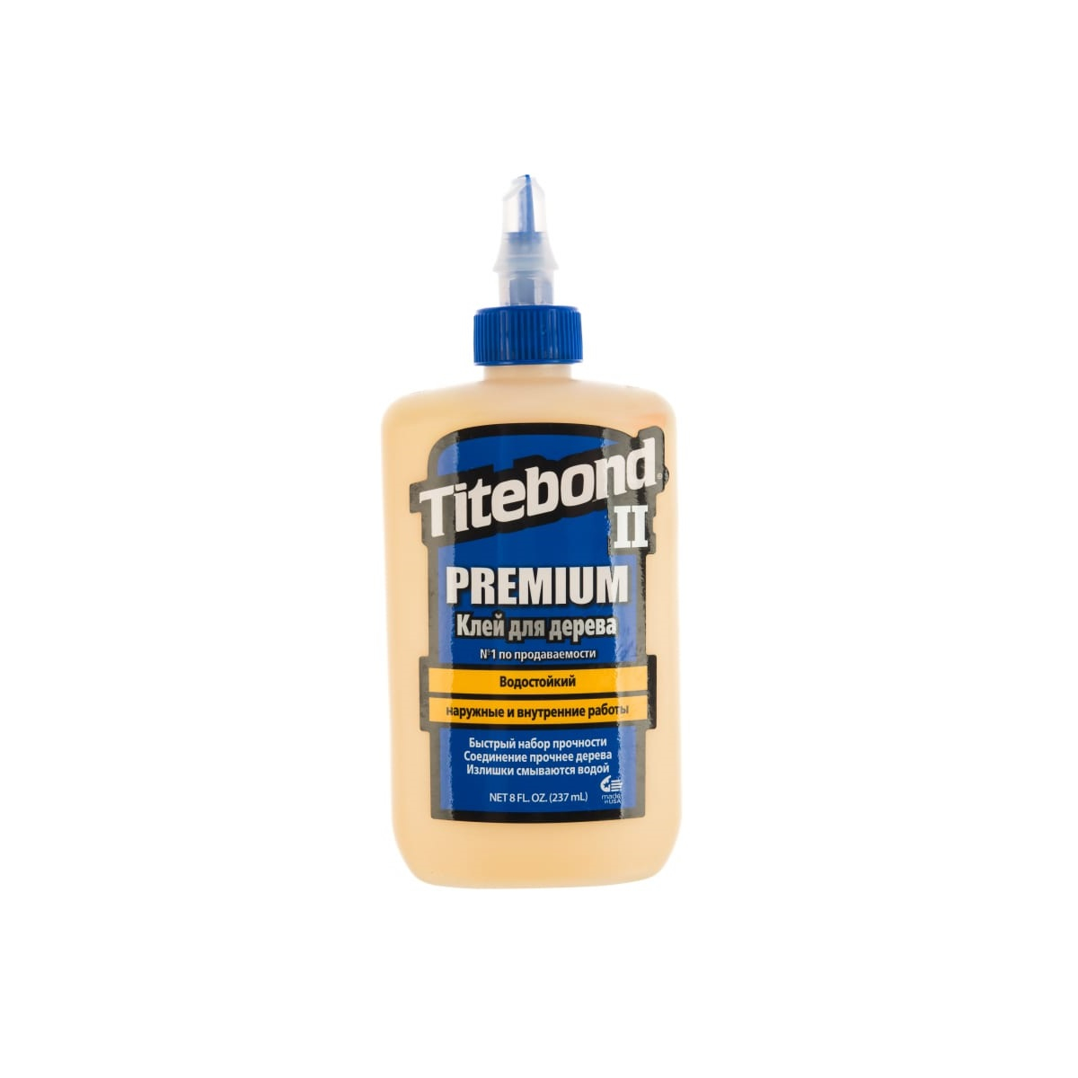 Клей Titebond II Premium для дерева водостойкий 237 мл 2706