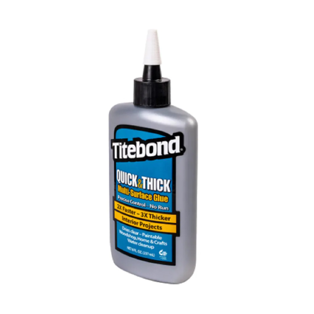 Клей Titebond Quick Thick для дерева и МДФ, водостойкий, термостойкий, 237 мл