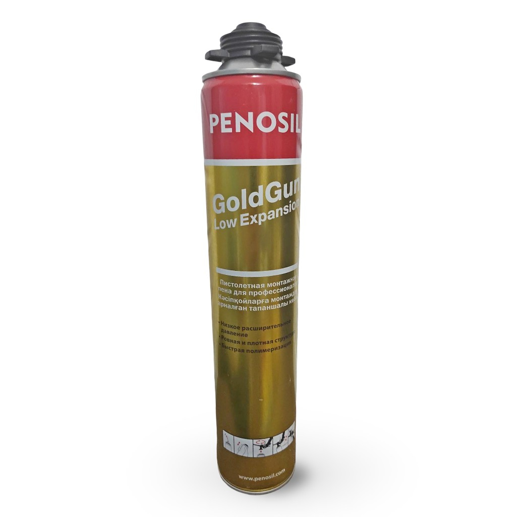 Пена монтажная Penosil GoldGun Low Expansion  A1573Z профессиональная, летняя, 750 мл