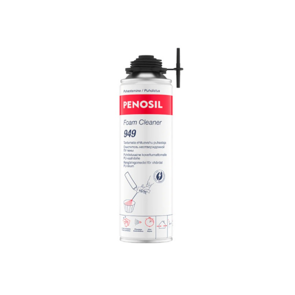 Очиститель Penosil Foam Cleaner 949 неотверждённой монтажной пены, 450 мл