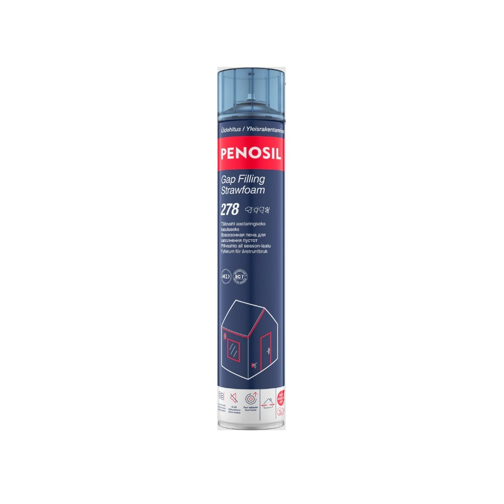Пена монтажная Penosil Gap Filling Strawfoam 278, бытовая, всесезонная, 300 мл