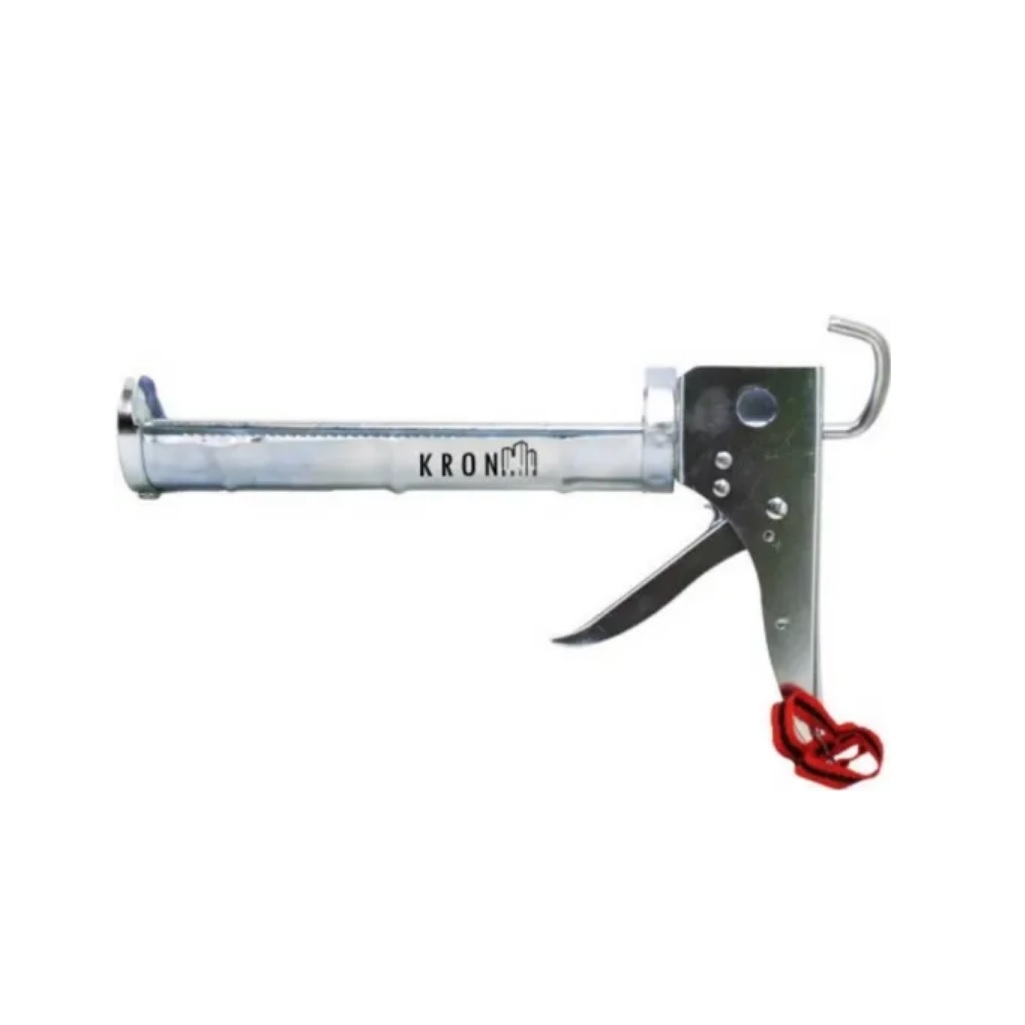 Пистолет для герметика KRONbuild S2, механический, полукорпусной, стальной, хром