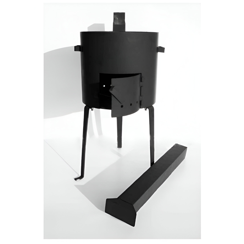 Печка под казан с трубой d-450 мм