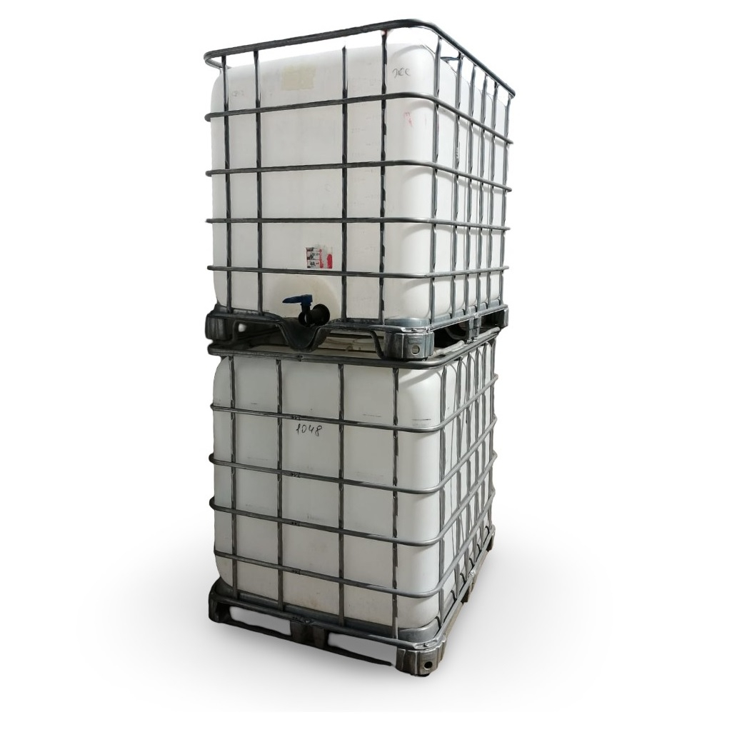 Еврокуб 1000 литров для технической воды, пластик, в металлической обрешетке, на поддоне