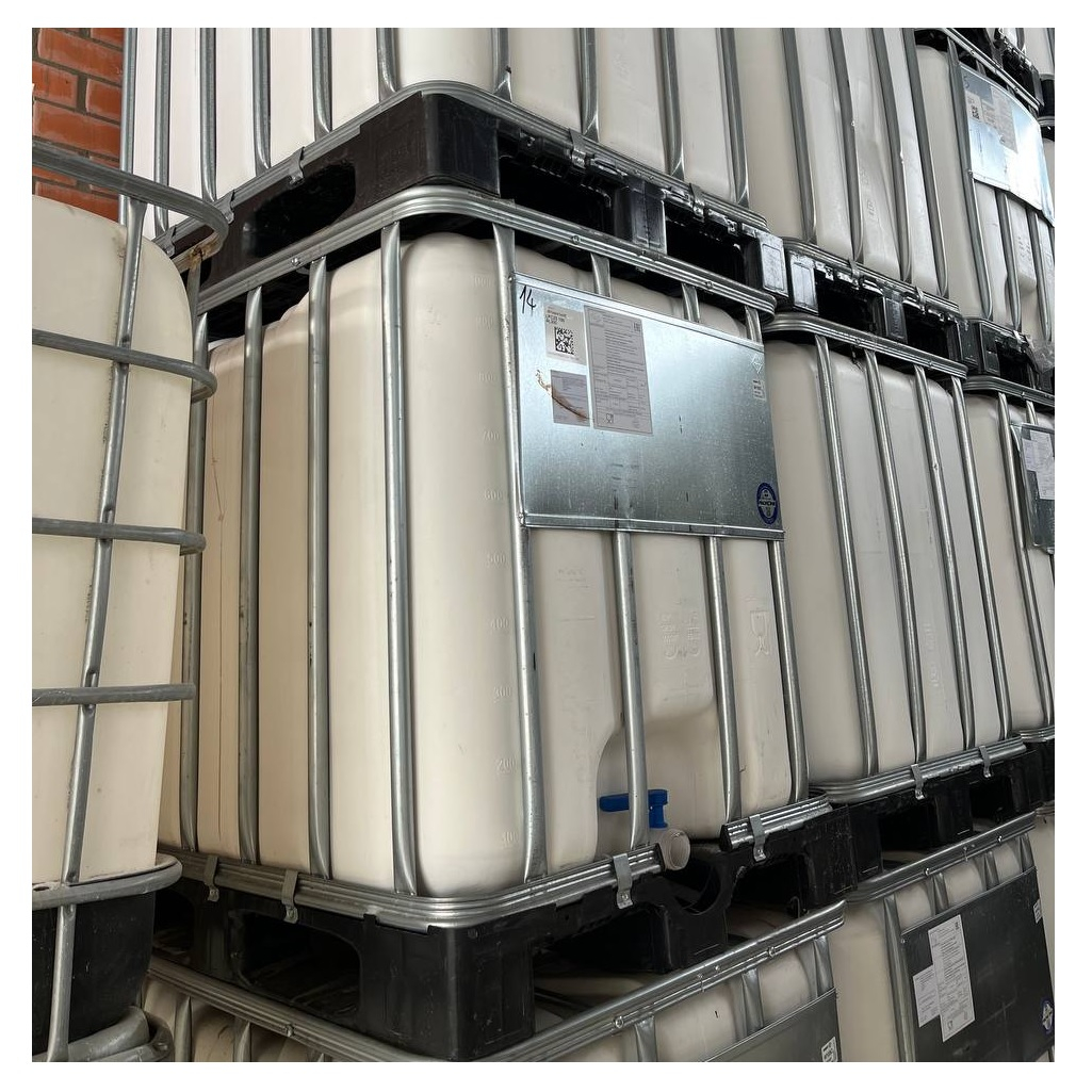 Еврокуб 1000 литров для технической воды, пластик, в металлической обрешетке, на поддоне