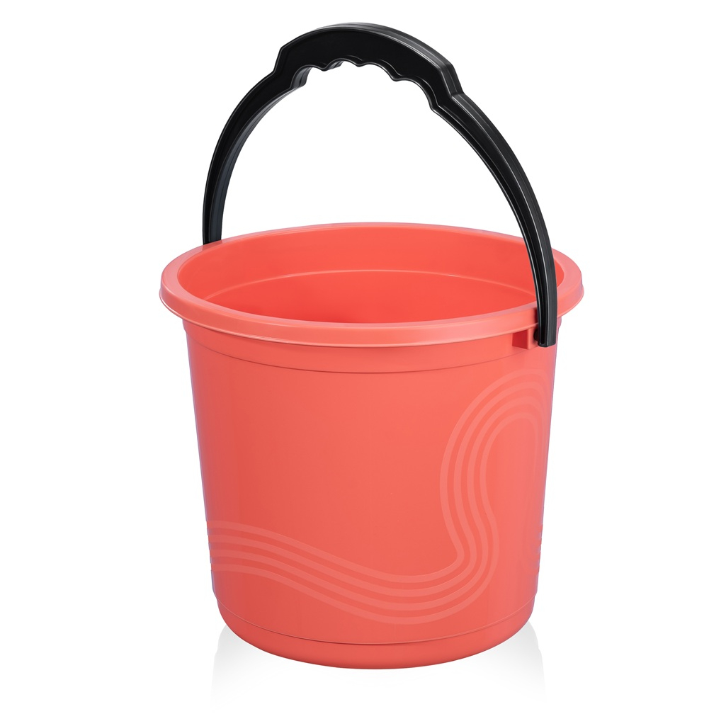 Ведро Elf Plast Волна без крышки, пластик, различные цвета, 10 л
