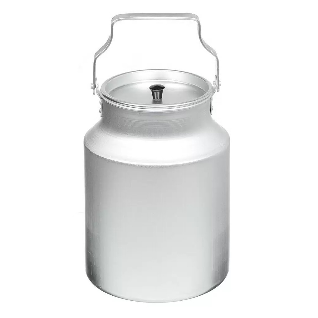 Бидон 10 литров Сково МТ-080, пищевой алюминий, с крышкой
