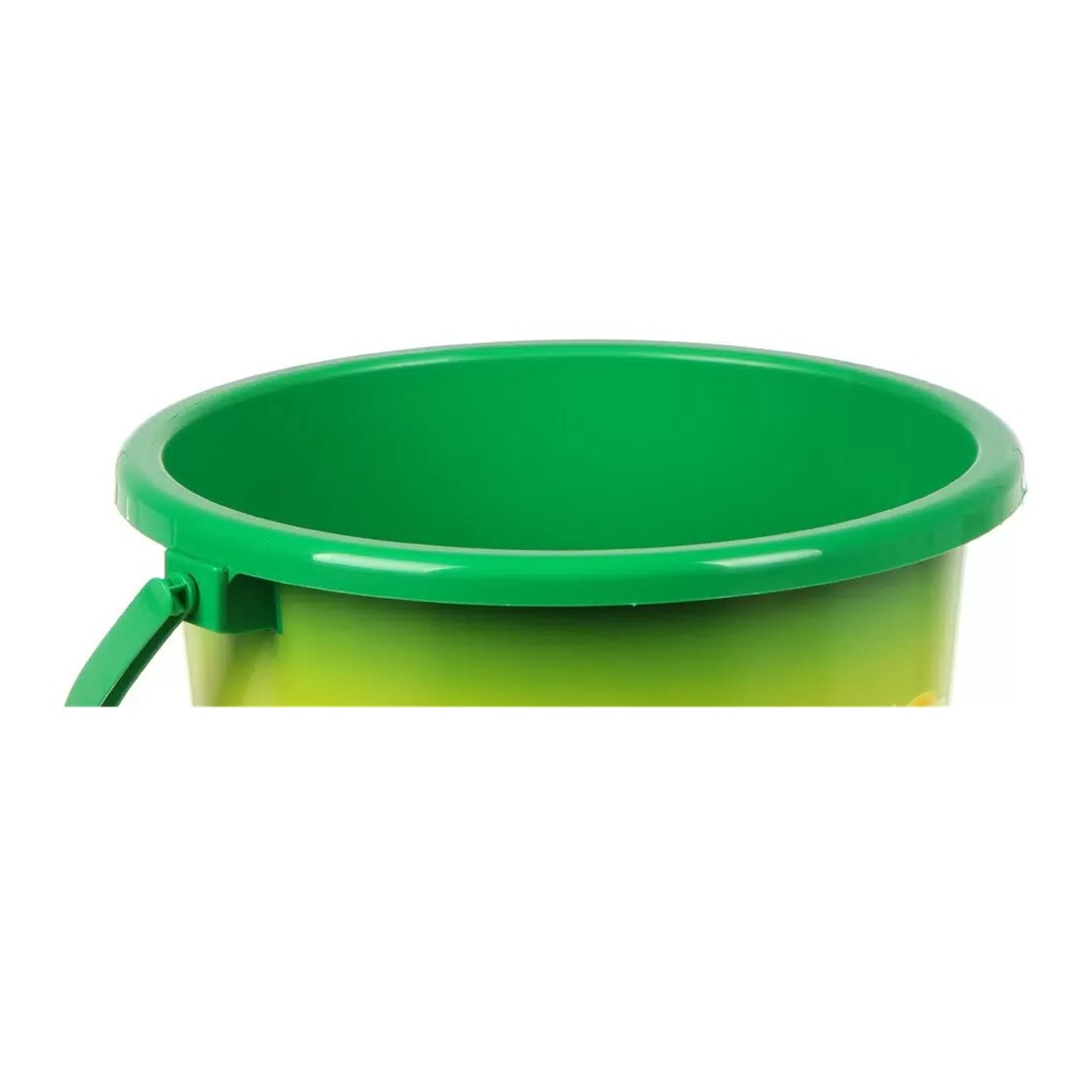 Ведро хозяйственное ВМС Зелёная грядка ВР-5967, пластик, зеленое, 10 л