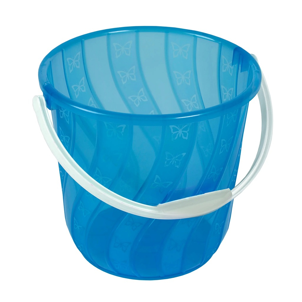 Ведро пищевое Бриг Спираль, круглое, пластик, различные цвета, 10 л