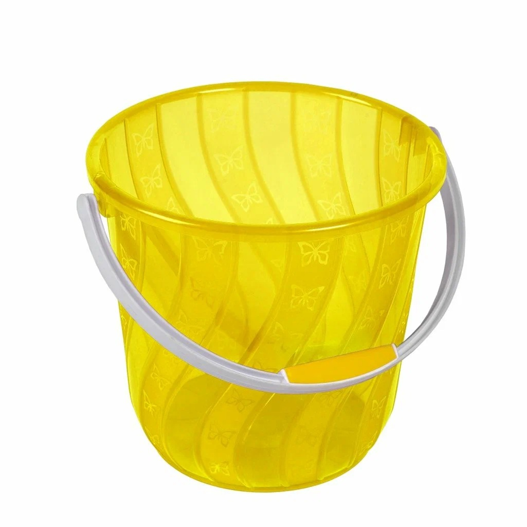 Ведро пищевое Бриг Спираль, круглое, пластик, различные цвета, 14 л