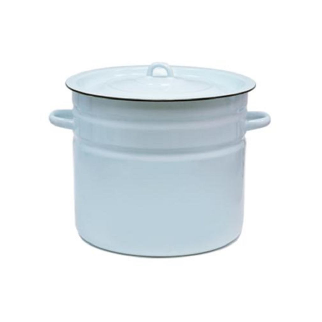 Бак-кастрюля 20 литров Эмаль 20-2827, эмалированный, без рисунка, с крышкой