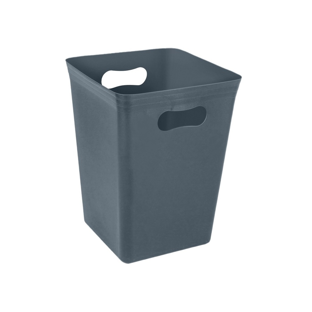 Ведро для мусора Plast Team Stockholm PT6571, квадратное, вулканический базальт, 15л
