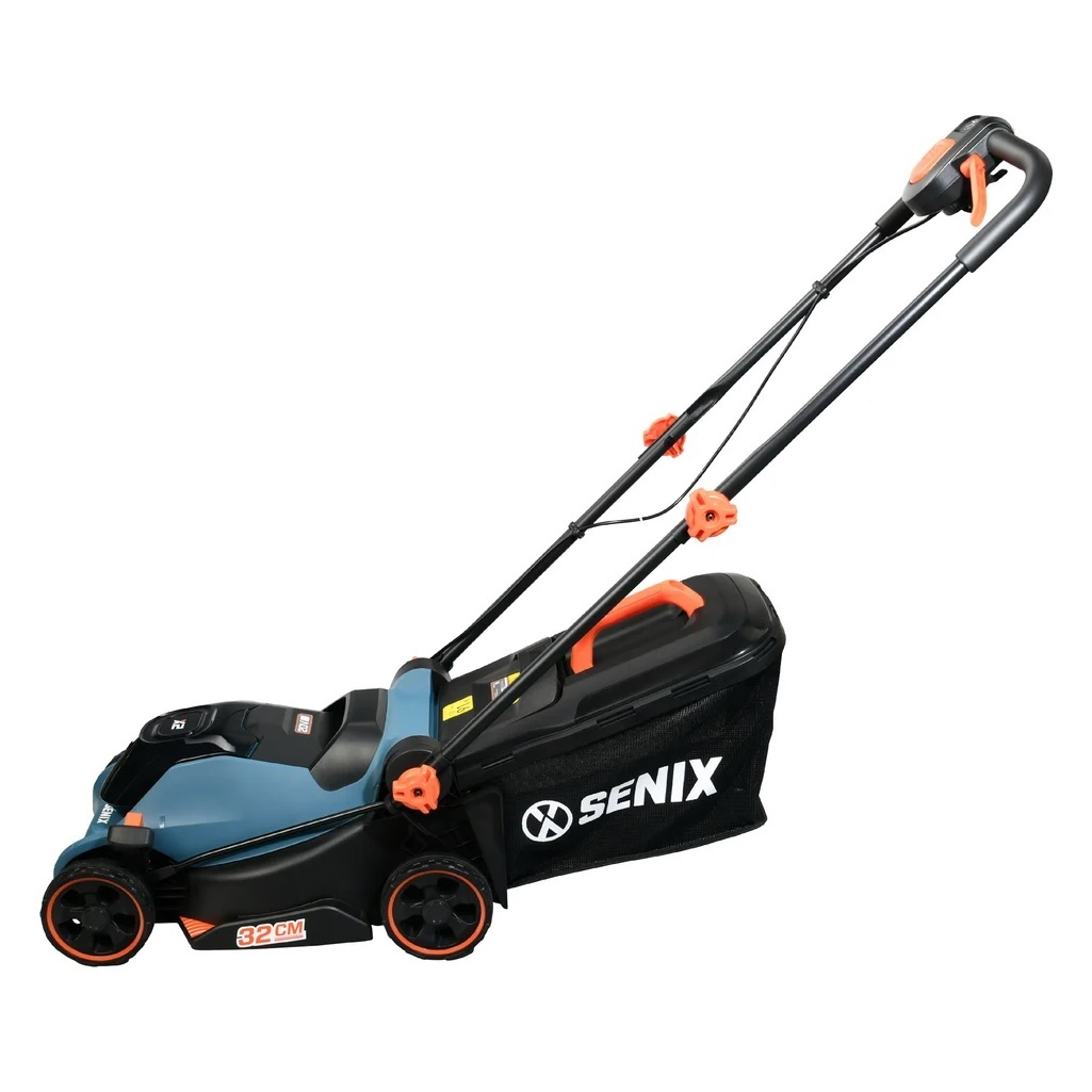Газонокосилка аккумуляторная Senix LPPX2-L-EU, 1 акк. х 20В х 4.0 Ah +з.у.