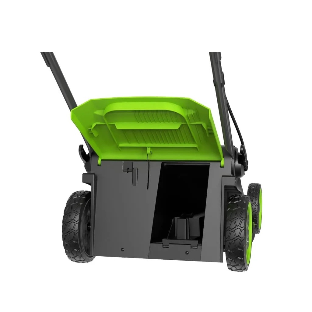 Газонокосилка аккумуляторная Greenworks GD40LM411, травосборник 45 л, АКБ 5 A•ч, зарядное устройство