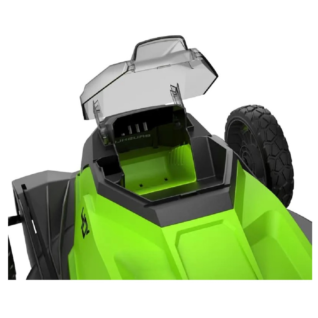 Газонокосилка аккумуляторная Greenworks GD40LM411, травосборник 45 л, АКБ 5 A•ч, зарядное устройство