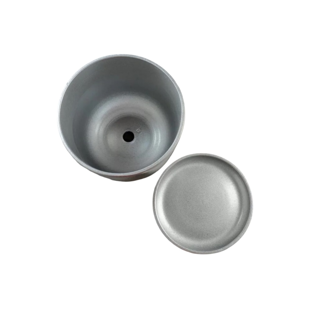 Горшок цветочный Simaland Металлик № 4, цилиндр, диаметр 18 см, объем 3.1 л