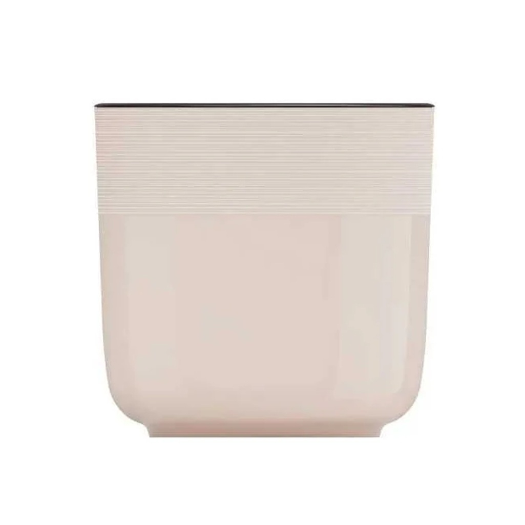 Горшок цветочный Альтернатива Линель двойной, пластик, бежевый, 6 л