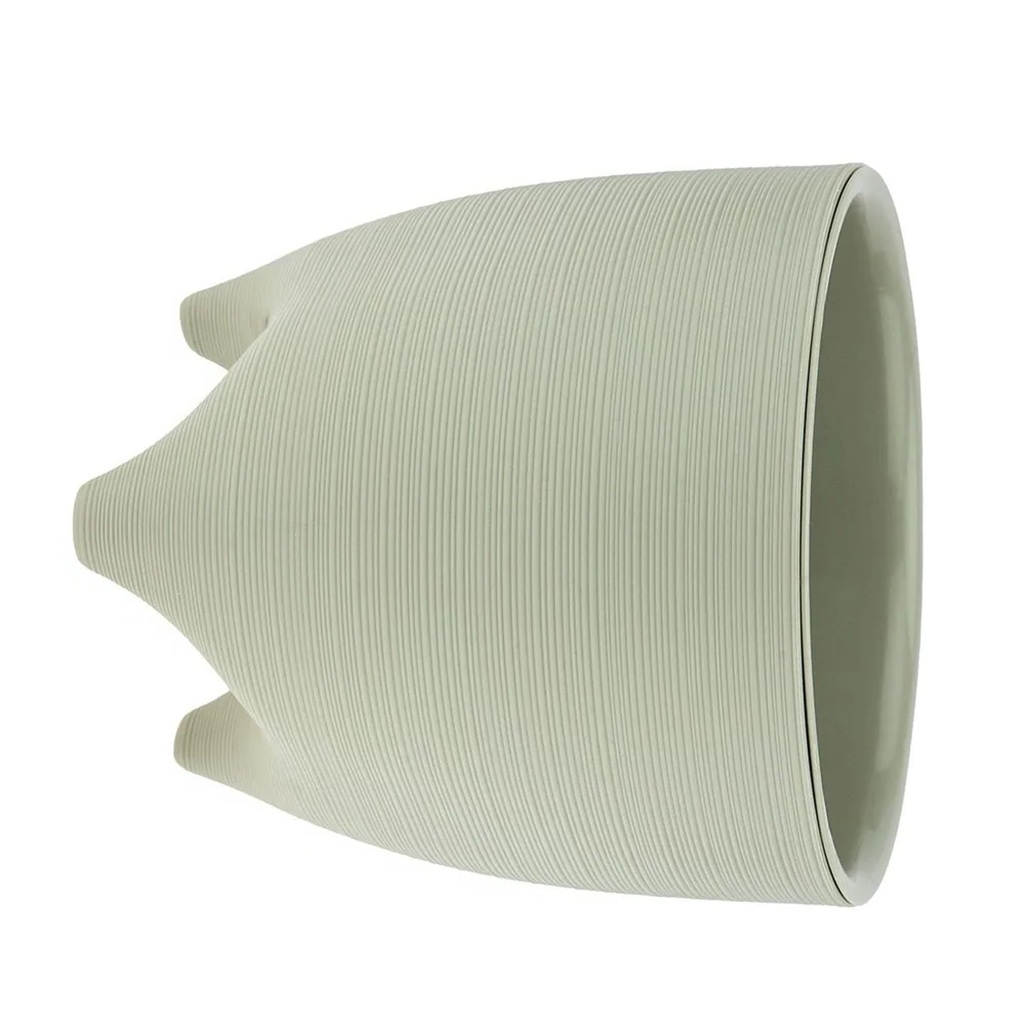 Горшок для цветов Ливингрин Де Коста с вкладкой, пластик, шалфей, 16х16 см, 2.25 л