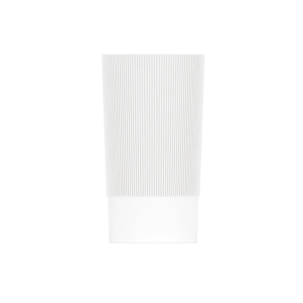 Ваза Альтернатива Версаль, для цветов под срезку, с колышком, белая, диаметр 150 мм, высота 280 мм