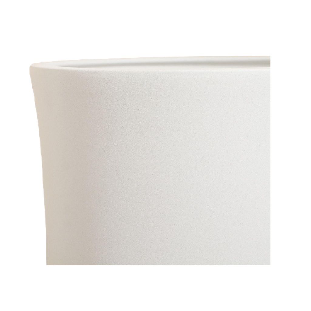 Горшок для цветов Везувий, керамика, крошка белая, 33х37.5 см, 20 л