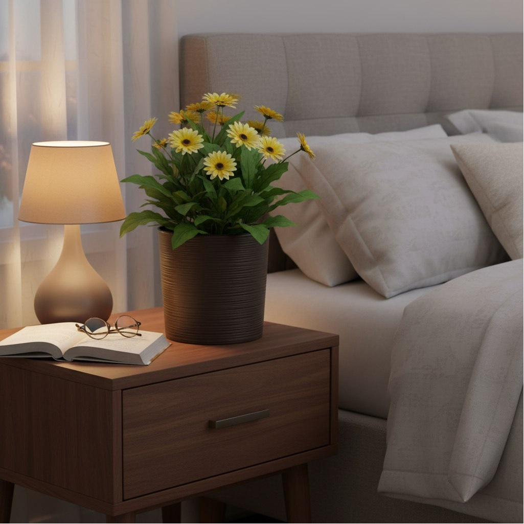 Кашпо Lamela Malwa Dluto Mokka UD-285998, диаметр 190 мм, высота 190 мм, коричневый, 4 л