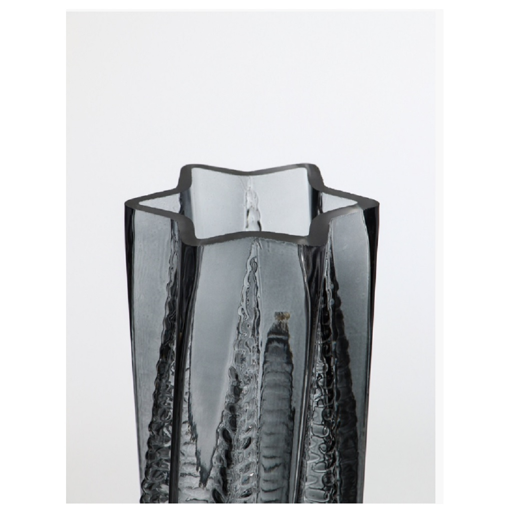 Ваза для цветов Флоренс, стекло, для живых цветов и сухоцветов, 9х11х25 см