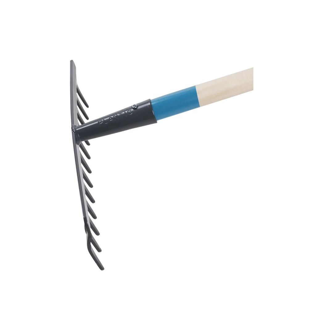 Грабли универсальные Plantic Light 33361-01 с деревянным черенком, 14 зубьев, 30х152 см
