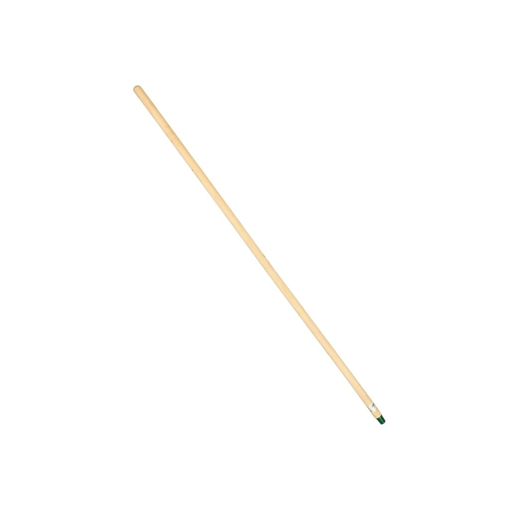 Черенок для метлы деревянный 68416, пластиковая резьба, 25х1200 мм