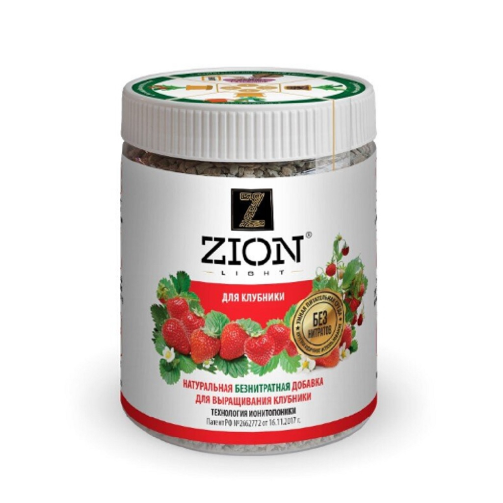 Удобрение минеральное Zion S000012 для клубники, полимерный контейнер, 450 г