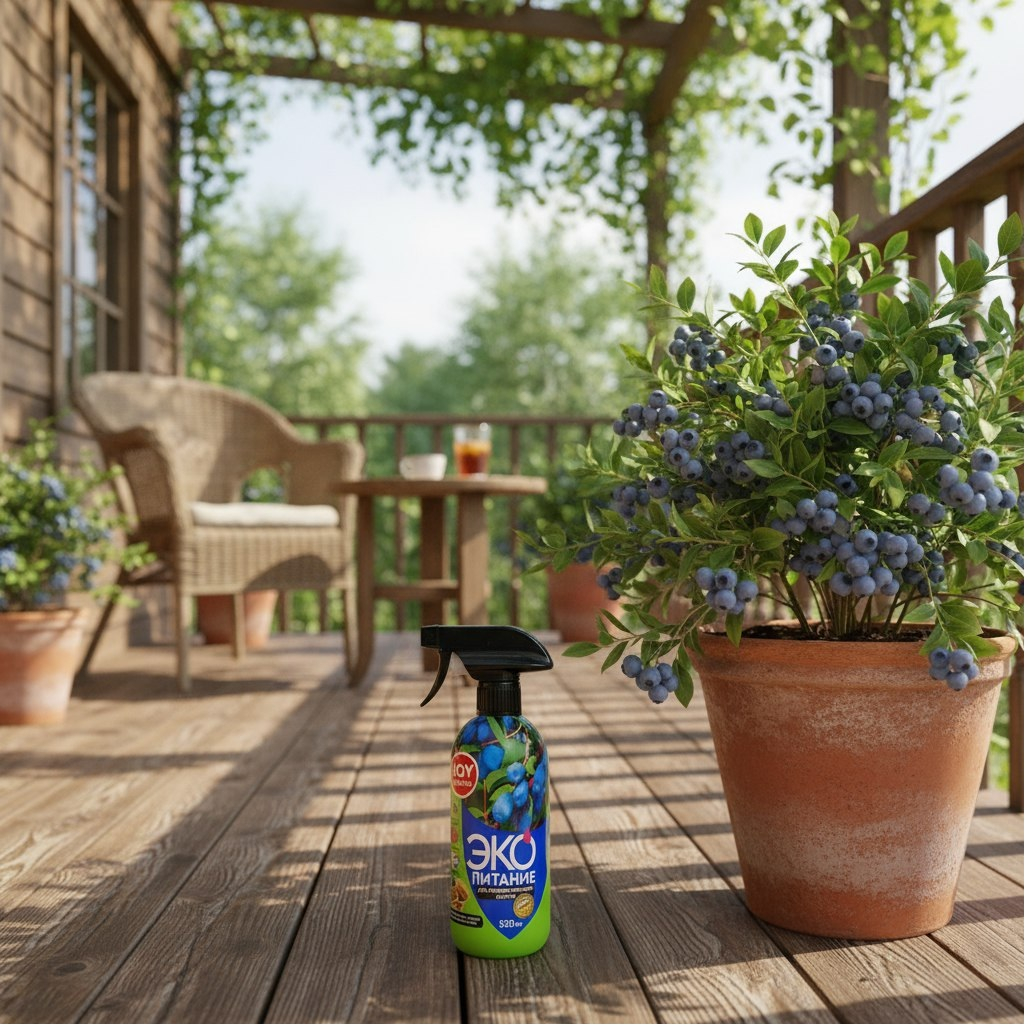 Удобрение Joy Garden 480475 Эко питание, уксус древесный, для плодово-ягодных культур, спрей, 550 мл