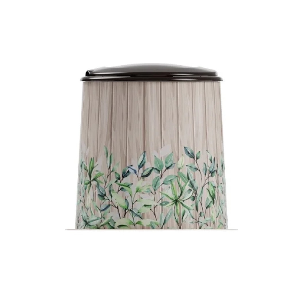 Каркас туалетный ЗПИ Альтернатива М3023, объем 17 литров, с сиденьем и крышкой, пластик,  цвет Кремовый