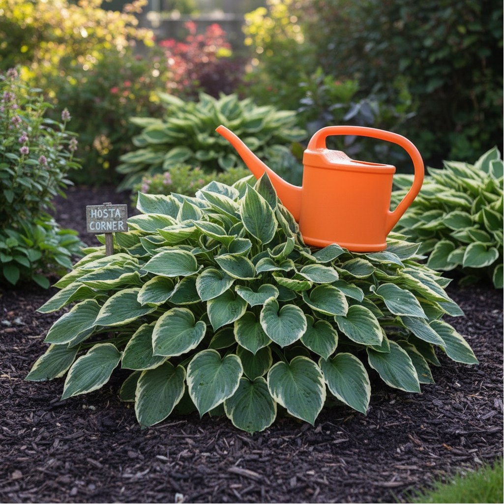 Лейка садовая Альтернатива пластиковая, 1.3 л, для полива растений на дачном участке