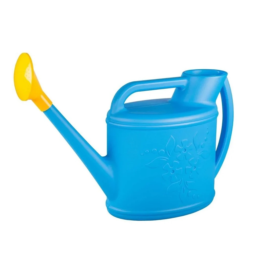 Лейка Альтернатива Премьера М6775, с рассеивателем, голубая, 12 л