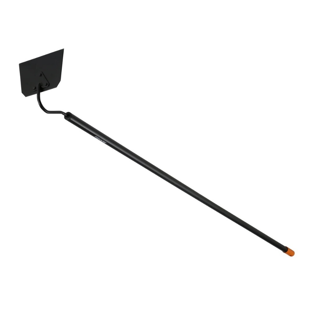 Тяпка Fiskars Solid TM 1016035, общая 1640 мм, ширина 175 мм, алюминиевый черенок 1550 мм, цвет черный